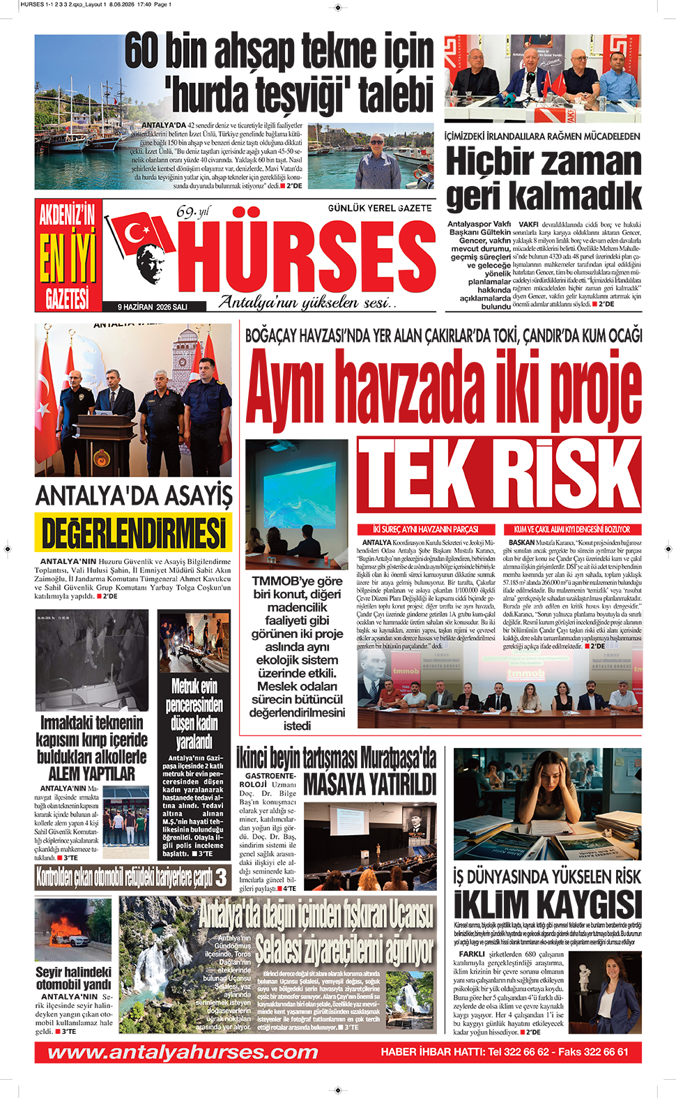 ANTALYANIN YÜKSELEN SESİ HÜRSES 9 HAZİRAN 2026