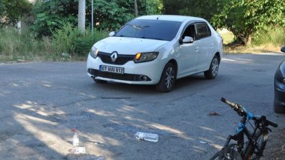 Otomobilin çarptığı bisikletli çocuk yaralandı