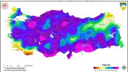 Türkiye'de yağışlarda son 33 yılın mayıs rekoru