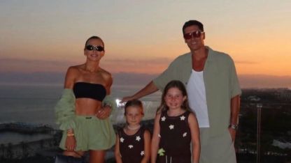 Lewandowski ailesiyle Antalya'da tatilde