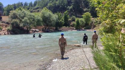 Alara Çayı’nda kaybolan genci arama çalışmaları 17’nci gününde sürüyor