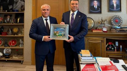 ALTSO Başkanı Eray Erdem’den MHP Genel Başkanı Bahçeli’ye ziyaret