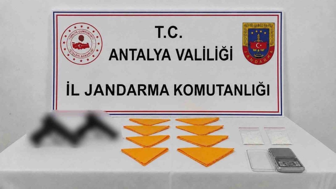 Antalya’da uyuşturucu operasyonunda 1 şüpheli tutuklandı
