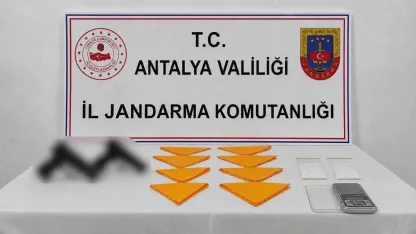Antalya’da uyuşturucu operasyonunda 1 şüpheli tutuklandı