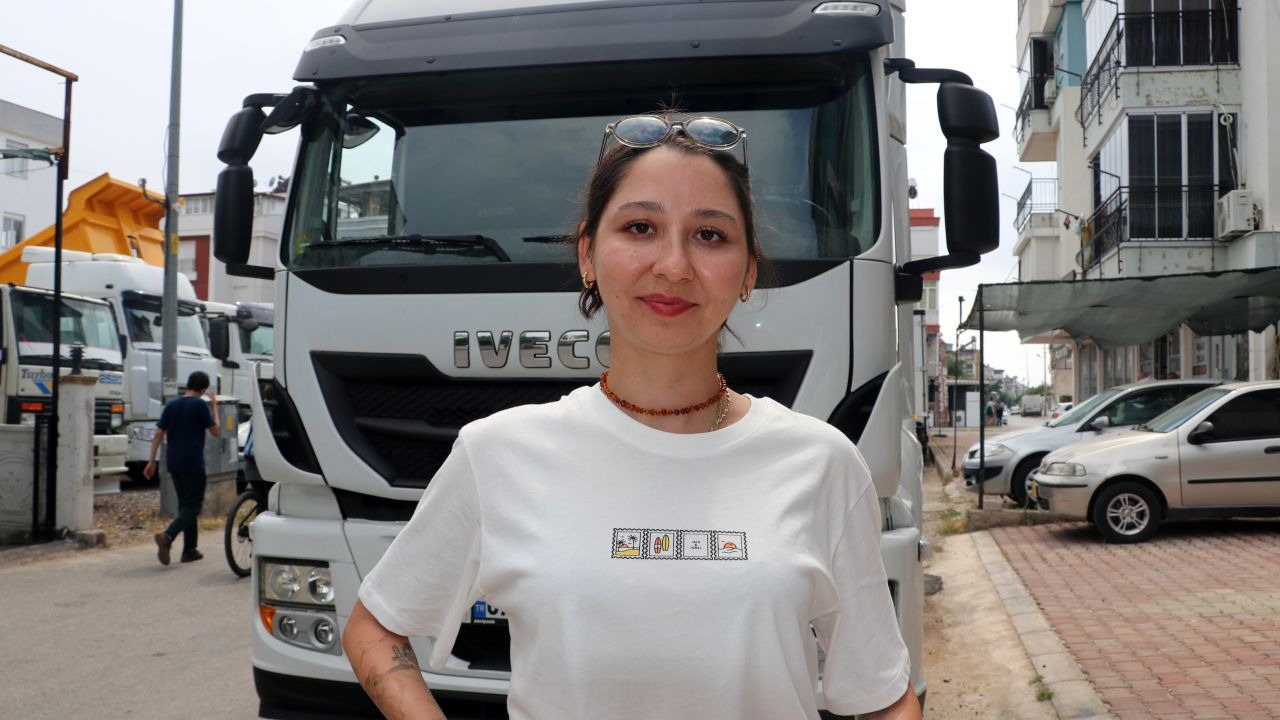 Begüm, memuriyeti bırakıp Avrupa yollarında TIR şoförü oldu