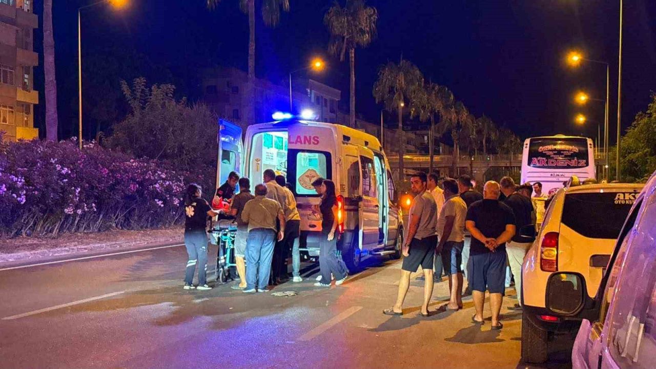 Gazipaşa’da aracın çarptığı yaya yaralandı