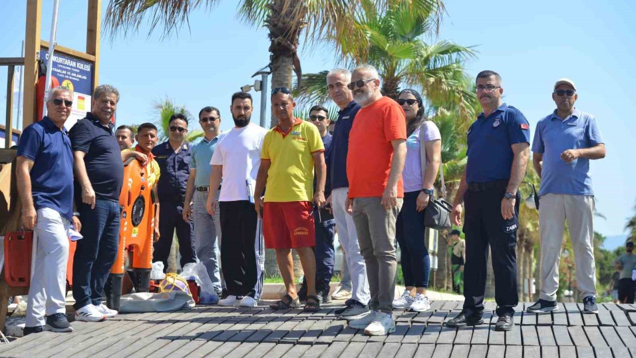 Kumluca’da yüzme alanlarında denetim