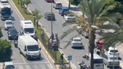 Manavgat’ta otomobil ile motosiklet çarpıştı: 1 yaralı