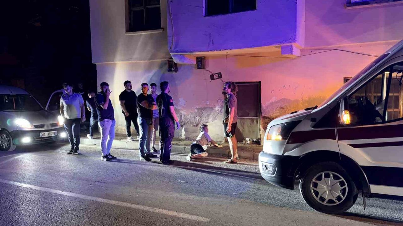 Metruk evin penceresinden düşen kadın yaralandı