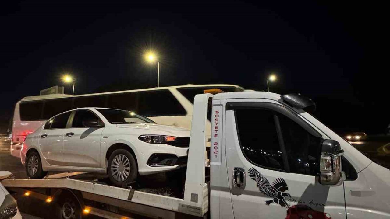 Serik’te korsan taşımacılık yapan 2 araca ceza