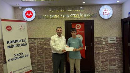 Umre ödüllü Gençlik Bilgi Yarışması’nın il birincisi Korkuteli’den