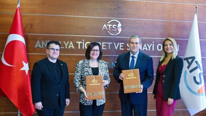 ATSO'dan Akseki'ye kalıcı yatırım; Ali Bahar Küçük Sanayi Sitesi için imzalar atıldı