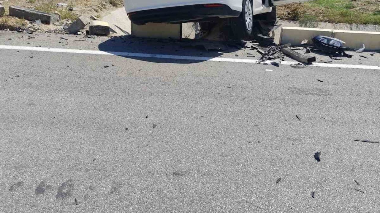 Isparta’da trafik kazası ucuz atlatıldı