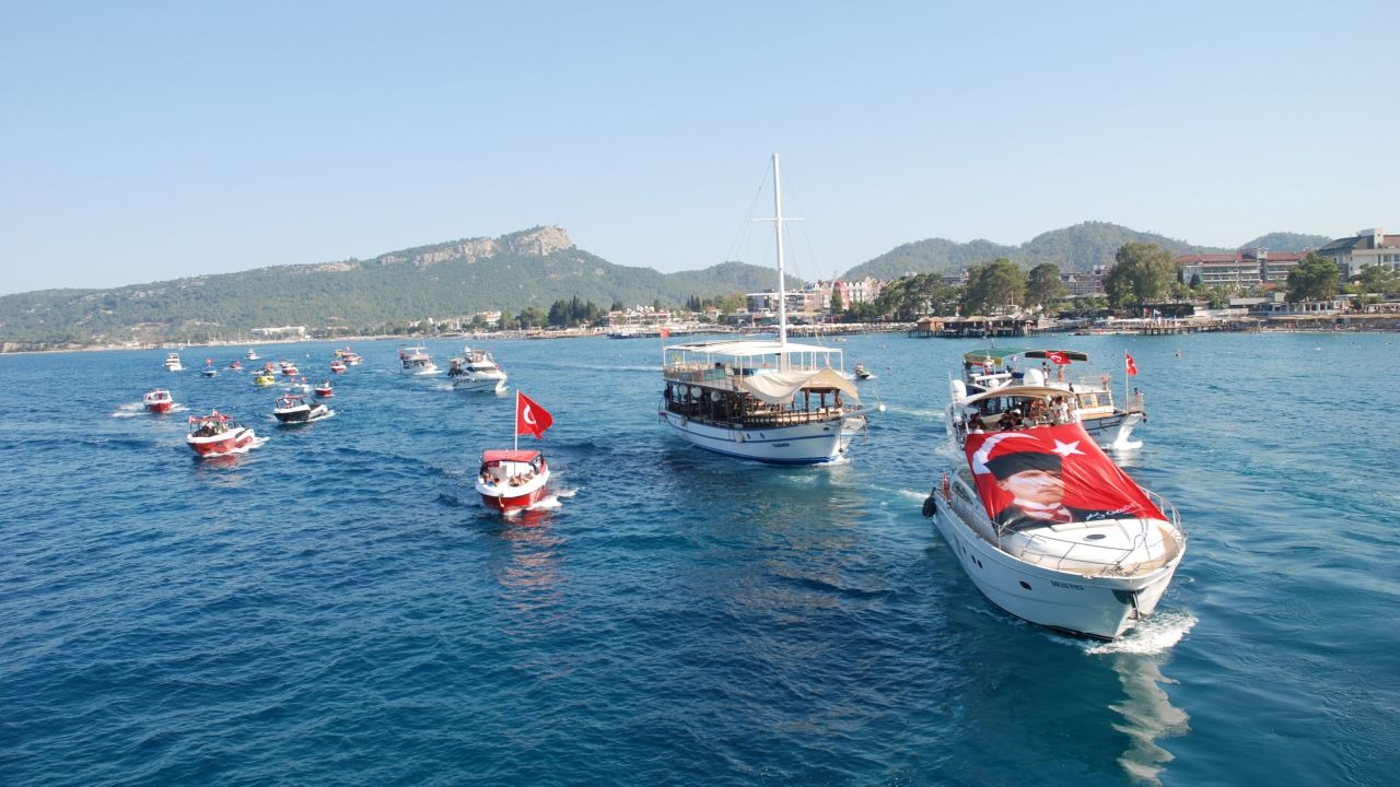 Kemer'de Kabotaj Bayramı coşkusu
